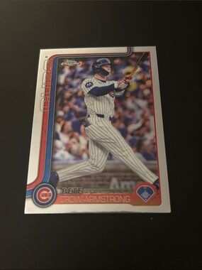 Chicago Cubs Pete Crow-Armstrong Baseball Trading Card - 2025 Topps Chrome